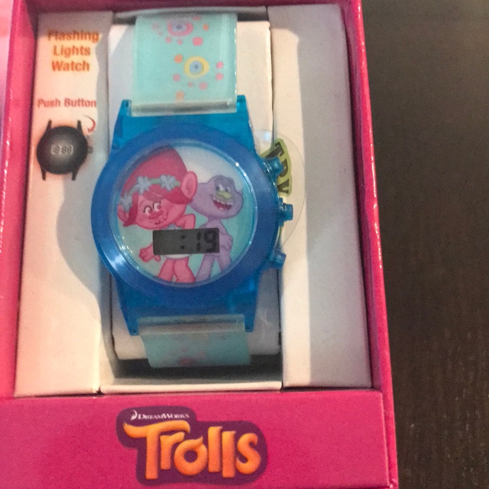 New Trolls Flashing Lights Watch